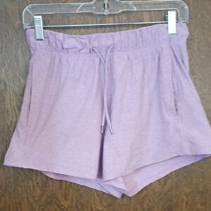 High Waist Lavender Women's Shorts